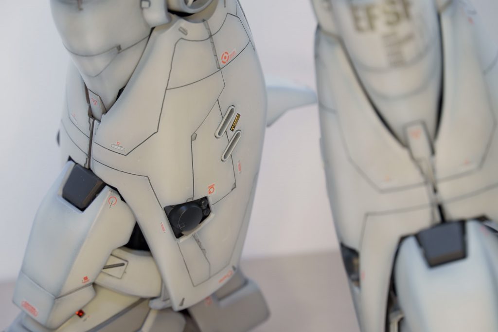 ボリュームアップした脹脛。あまりにもディティールが入っていなさ過ぎて、初めはどうしようかと思っていました。