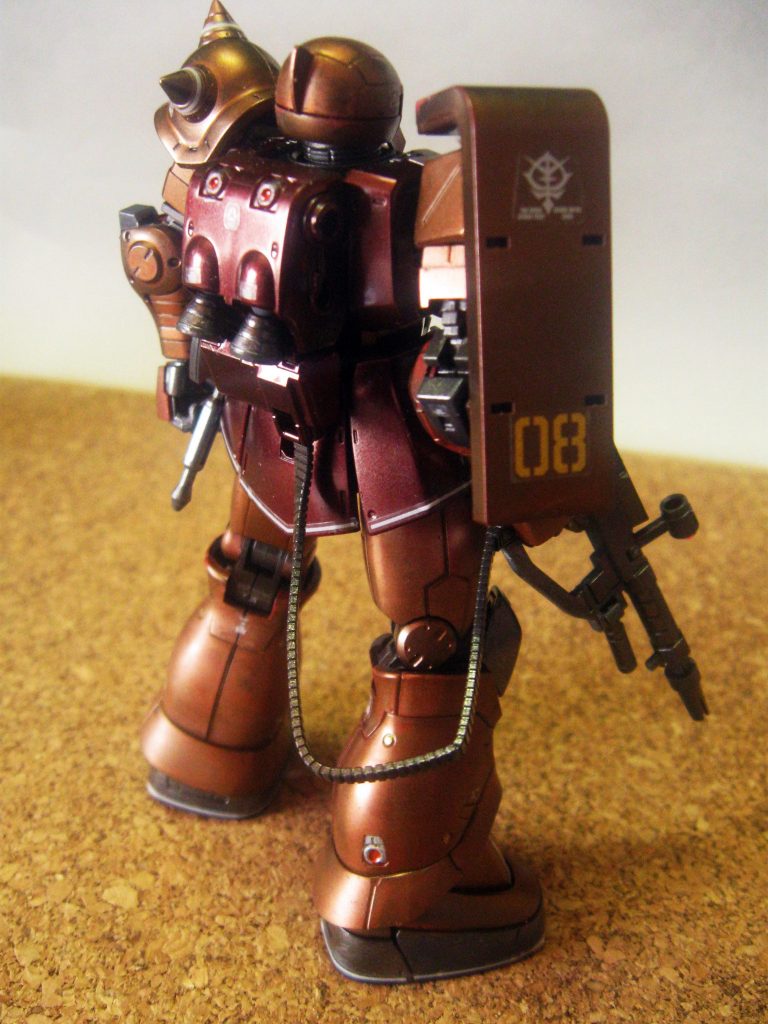 硬派だった頃のgtarou過去作品?その2 旧ザクバリエーション、 赤い彗星、–3枚目/制作者:gtarou