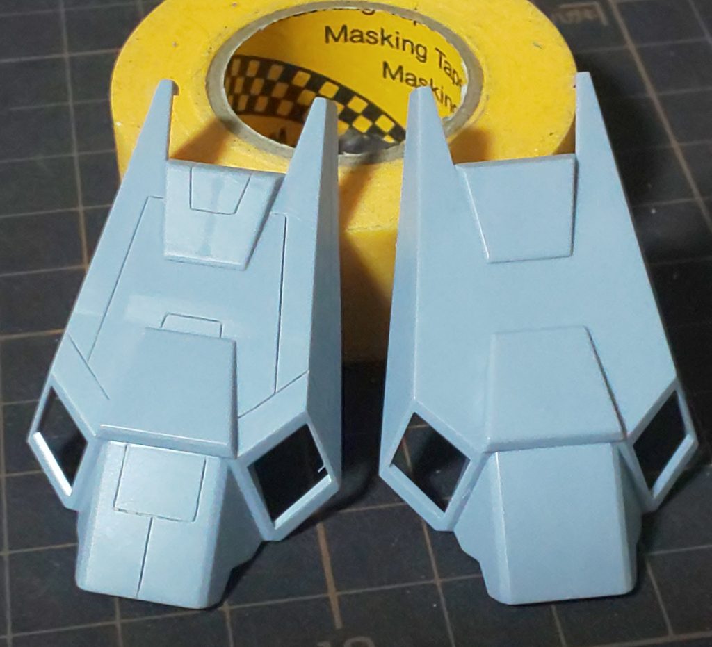 シールドのスジボリ