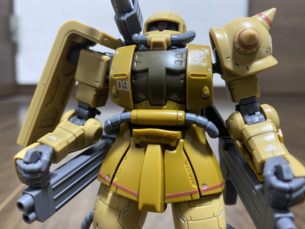 HGザクハーフキャノンの簡単フィニッシュです–3枚目/制作者：まつあき