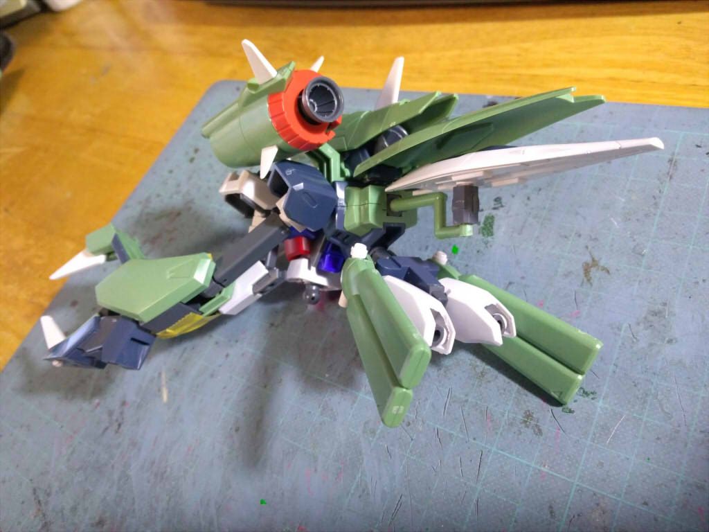 カオスストライカーの開発中写真&構成写真