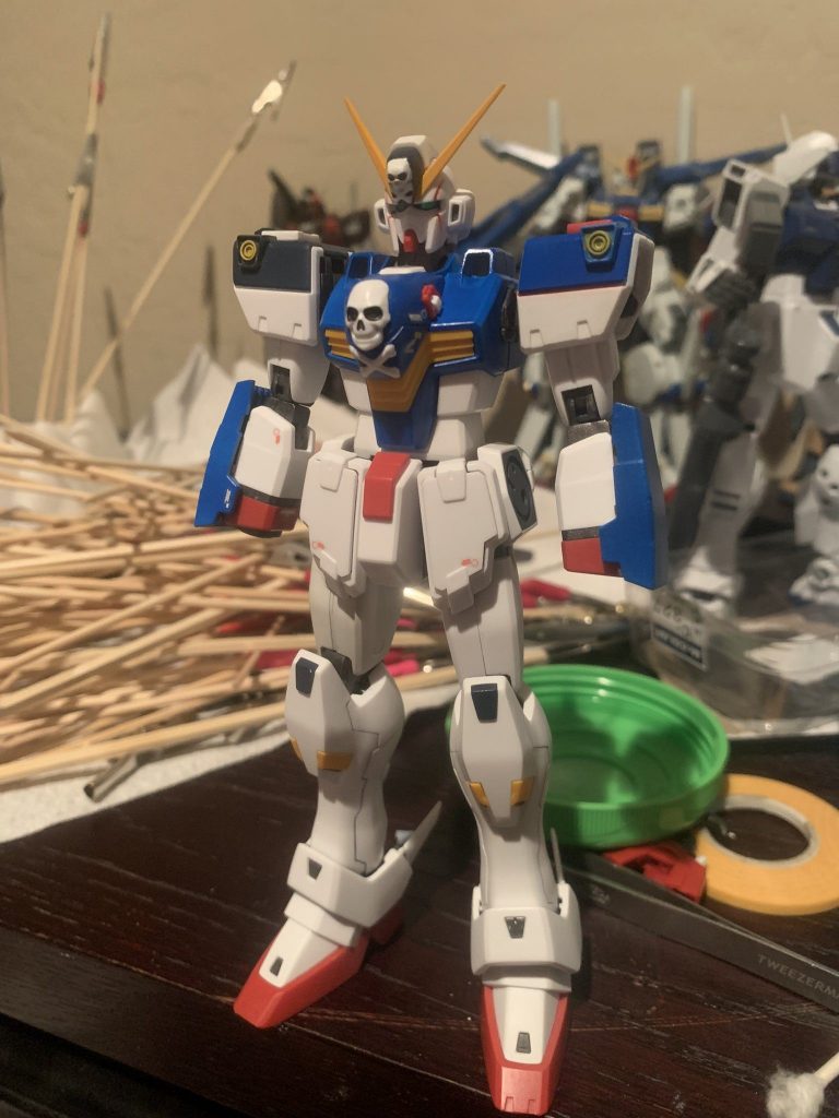 Before the decals and top coat are completed