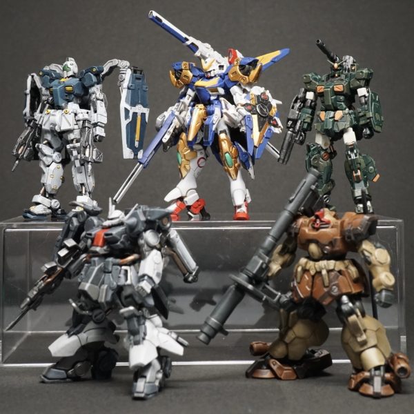ガンダムアーティファクト第2段全5種フル塗装