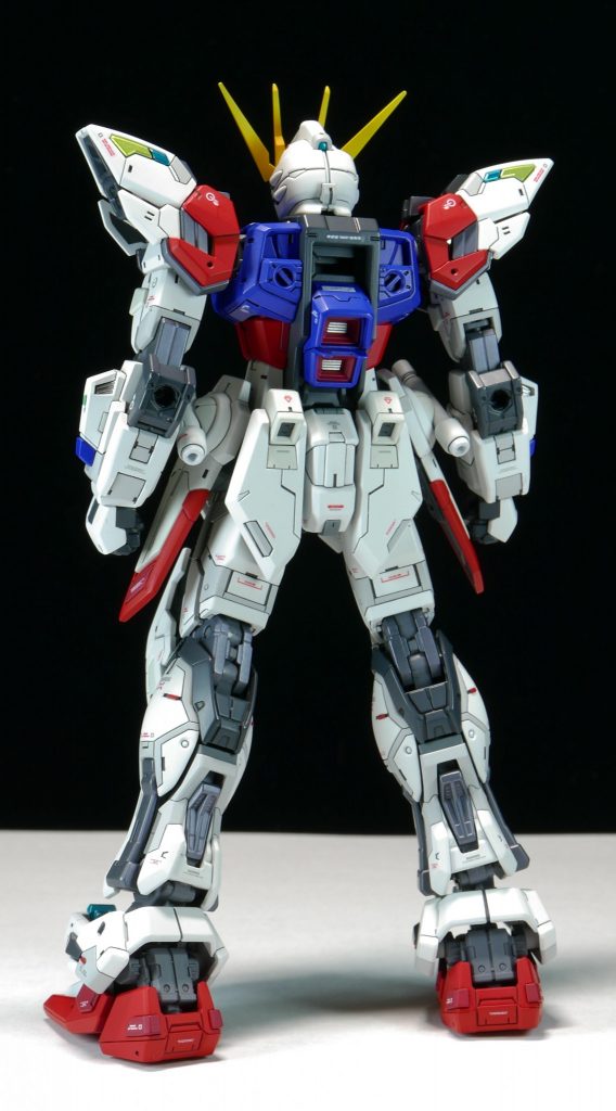 バックショット   ディテールアップはスジボリとプラバン工作です。既存ディティールの形状変更も各部行っております。