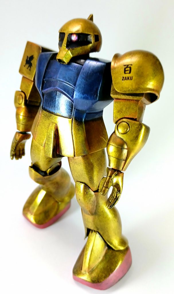 百ザク　３００円でガンプラ史上究極の金属表現に挑戦–3枚目/制作者：避雷針