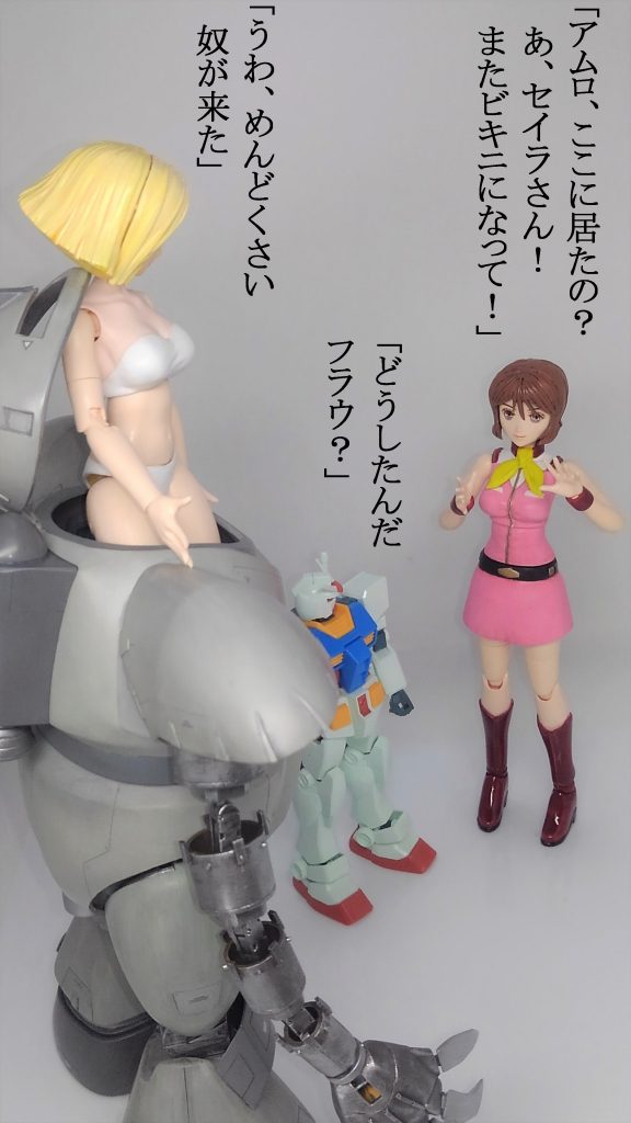 セイラ ＆ ゴッグ–4枚目/制作者：TOMSIM