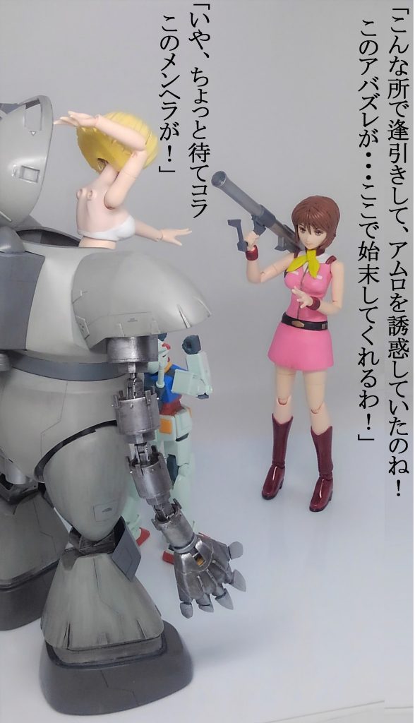 セイラ ＆ ゴッグ–5枚目/制作者：TOMSIM