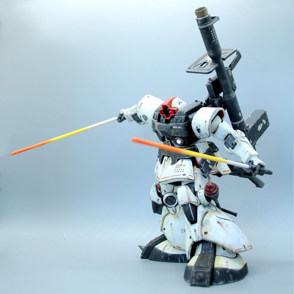 1/100Scale MG ドム アップグレード版 ホワイトオーガー