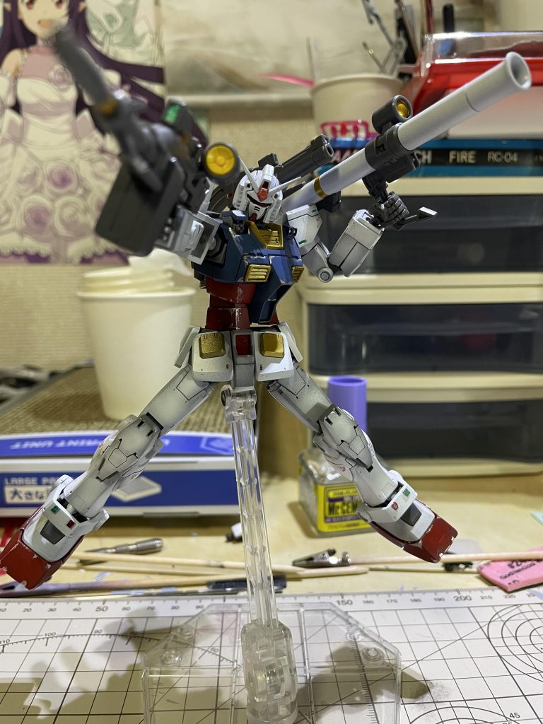 オリジン版　ガンダム　全塗装　–3枚目/制作者：KazuMafuyu