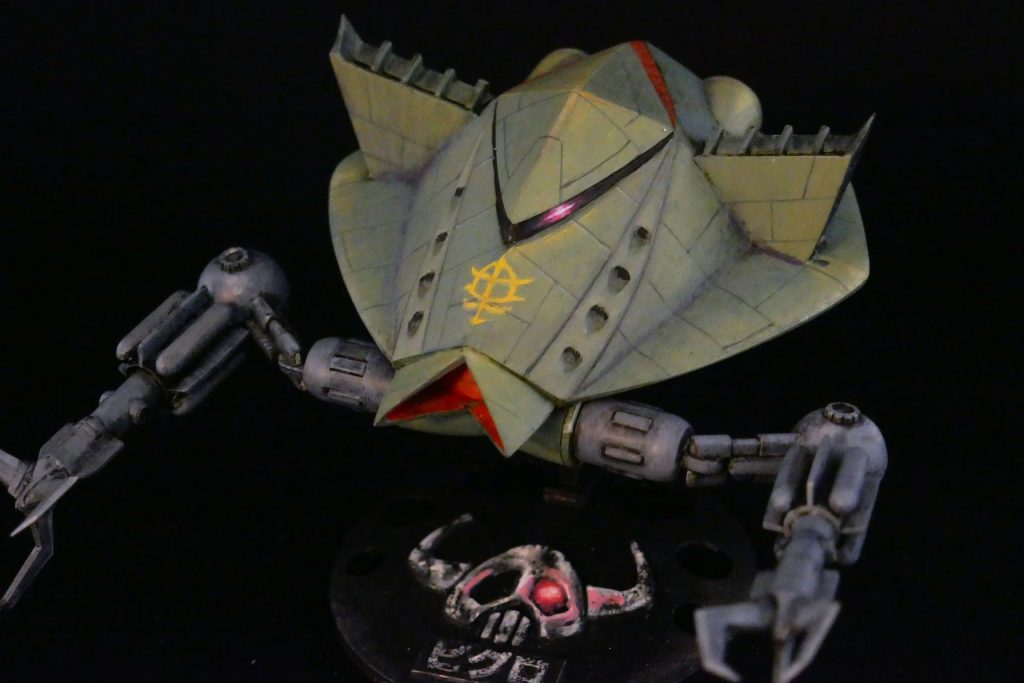 パネルラインと紋章は筆で描き込んでいます