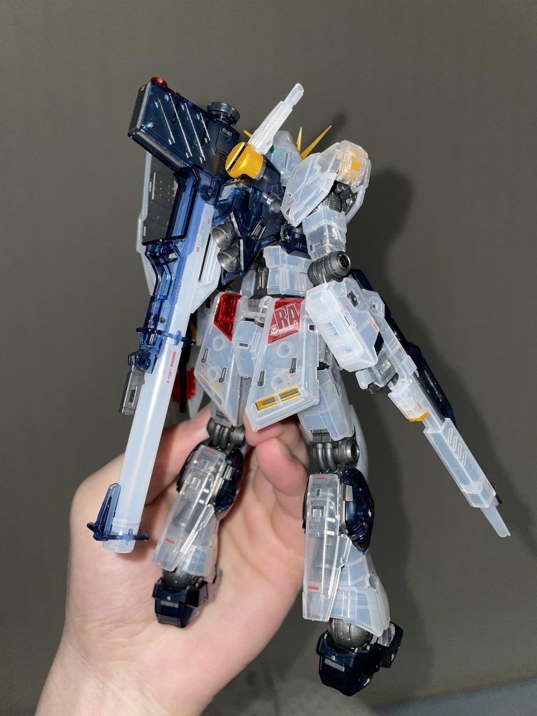 RGνガンダム(クリアカラー)–3枚目/制作者:ガンプラ初級者