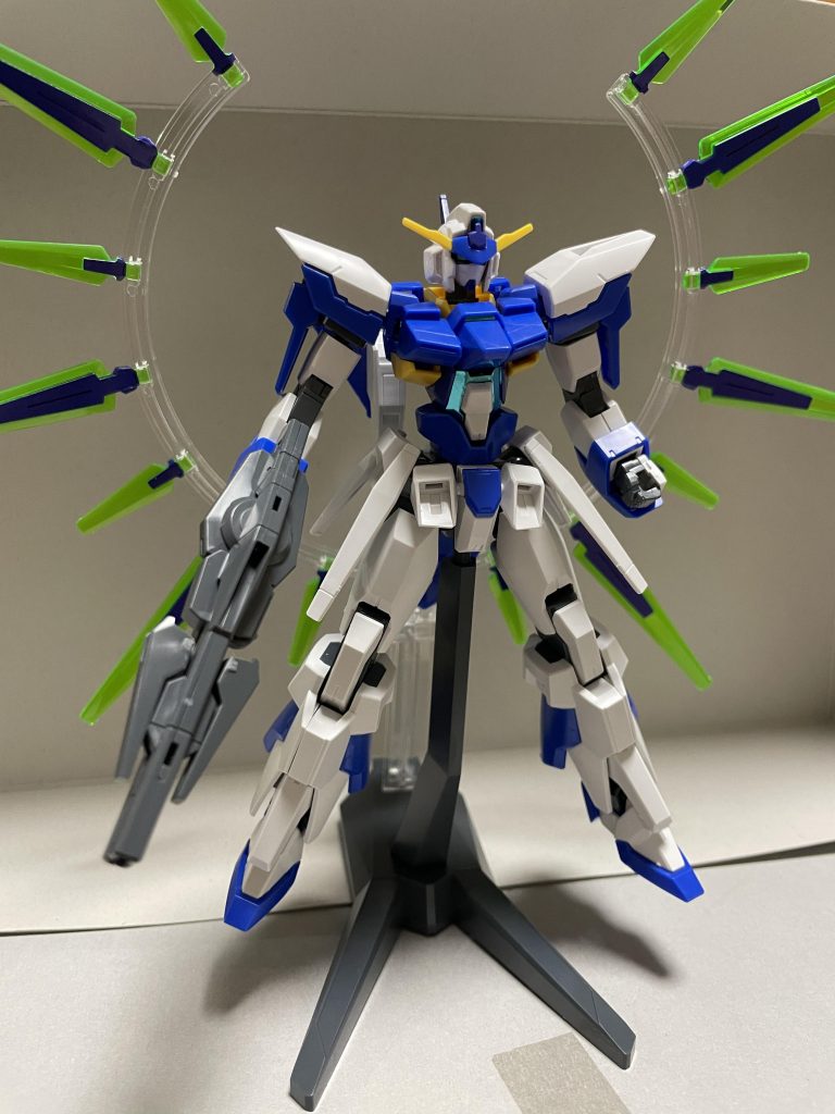 Cファンネルがカッコ良すぎます。ファンネルの部分だけスミ入れしてあります。