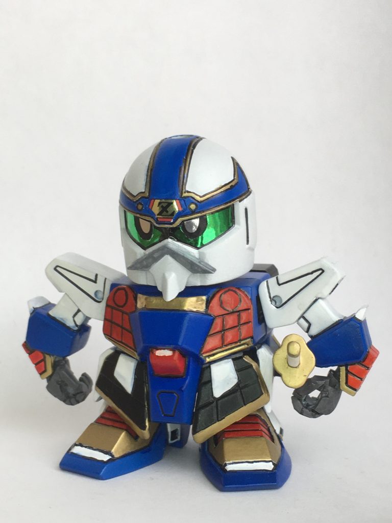 拳はビルドナックルを使用。弓矢の持ち手バージョンと握り手バージョンを作成。