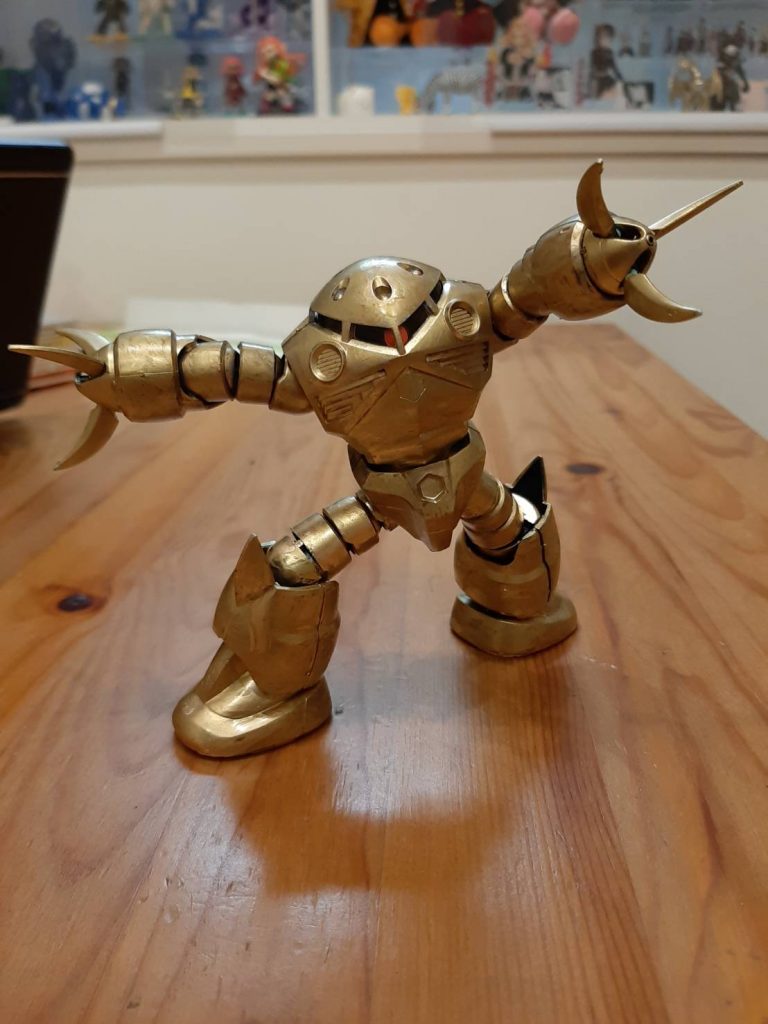 金のガンダムマーカーをあげたところズゴックが明鏡止水状態になりました