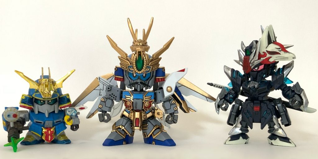 ●既存キットと佐助デルタガンダムと既存キットが、いかに可愛いか思い知らされます。こどもの手の平に乗る大きさ。最高ですね。最後までご覧頂き、ありがとうございました!https://gumpla.jp/sd/933106