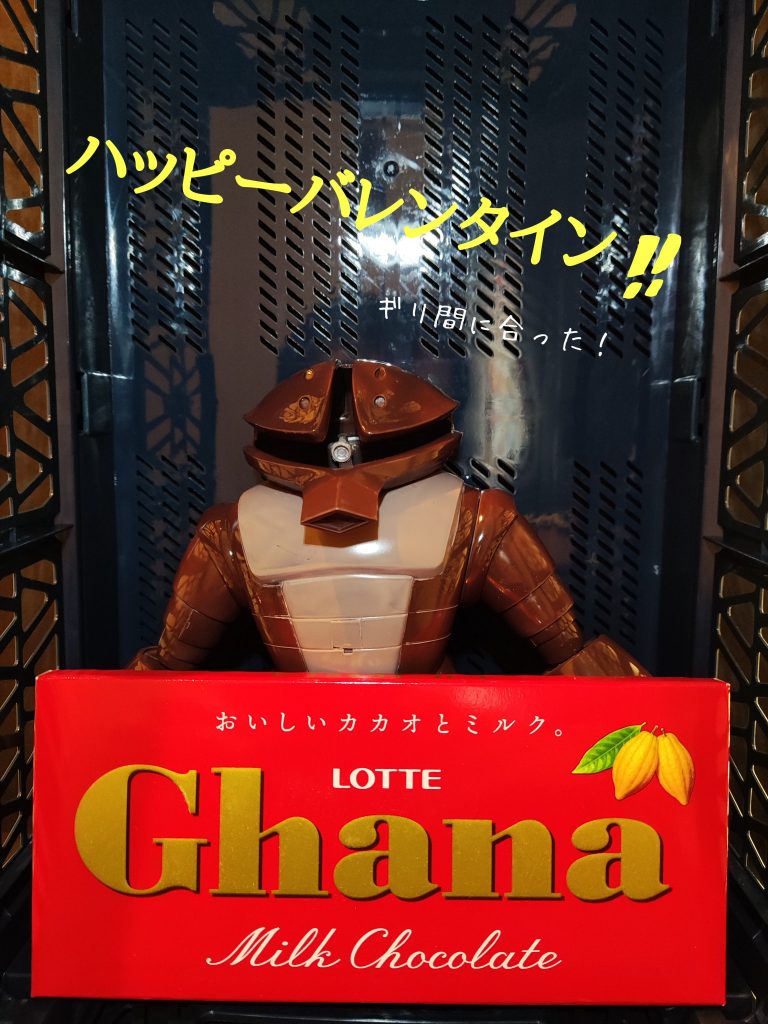 ハッピーバレンタインです!実はチョコっぽく仕上げたので、納得していただけたら幸いです。ガーナでパシャリ。以上になります。ご覧いただきありがとうございました(^o^)