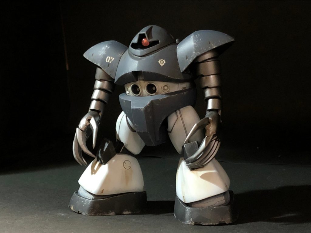 汚しはドライブラシ中心に仕上げています。お手軽で楽しい工程です。