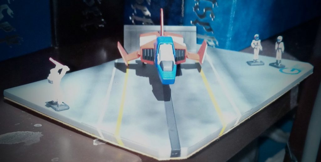 発進シーンやりたくて、アニメとは詳細が違いますが、自己満足ですので（笑）