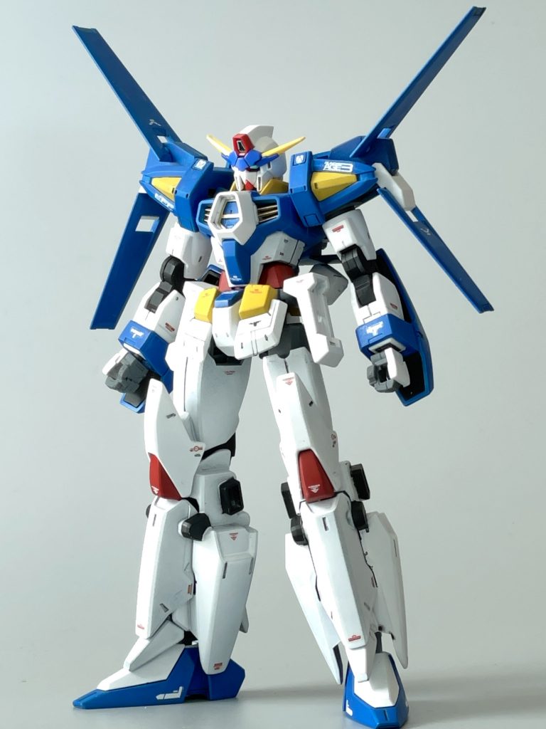 アーマーパージした形態もあります!強化型というにはちょっと貧相になってしまったのでAGE3パッチワークです!