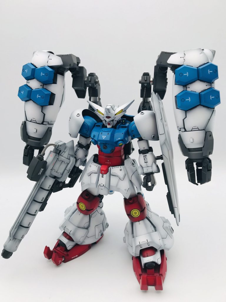 主な改造はスタイル変更、オーガバインダーのフレームの追加、武装の追加です。