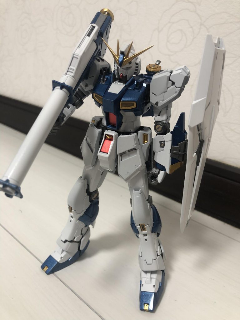 デカール、スミ入れ、コーティングトップコート吹く前の塗装完了組