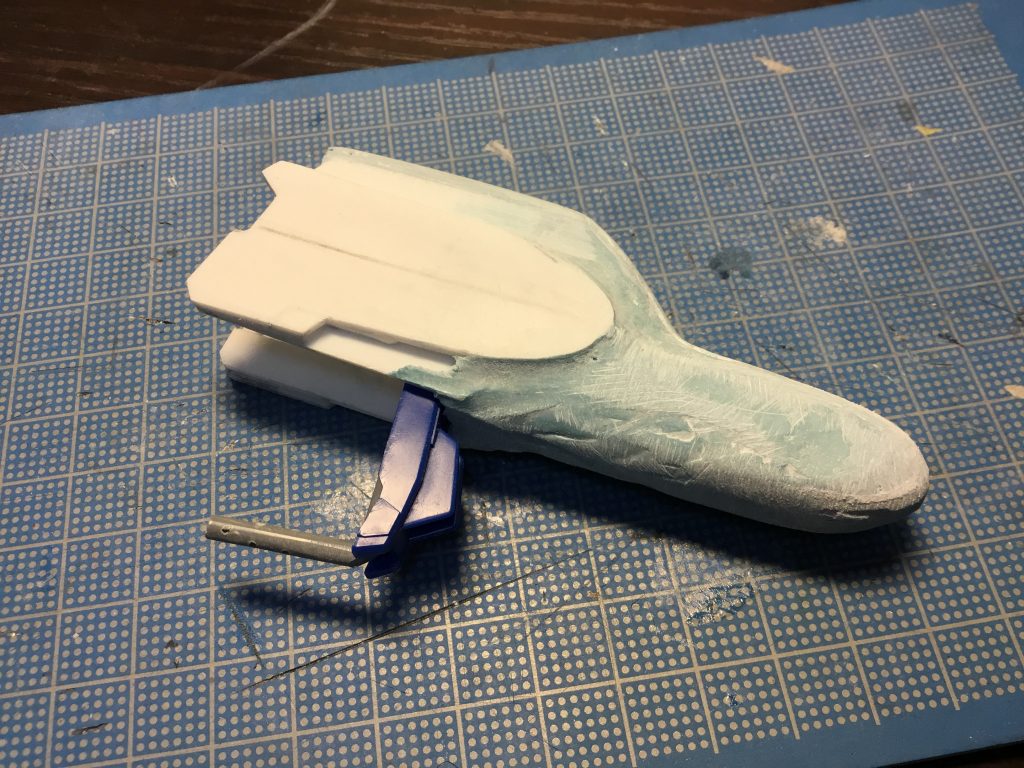 プロペラントタンク途中。