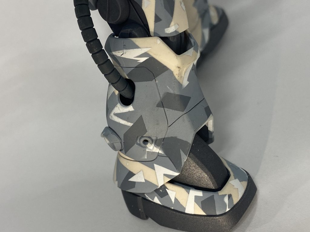 足も少し筋掘り追加