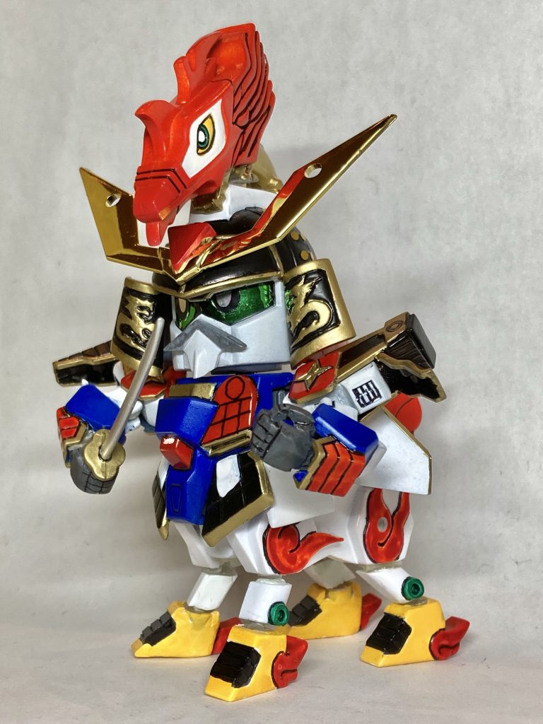 麒麟児装着。少し頭でっかちかな、とは思います。