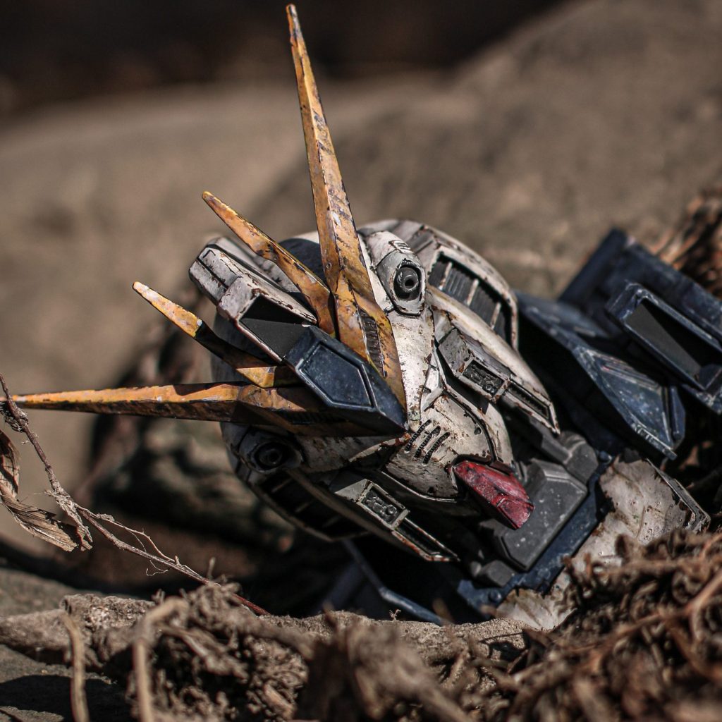 ガンダム ヘッドディスプレイ 光る 音が鳴る シール破損・汚れ・欠品等酷い2️⃣ ガンダム ヘッドディスプレイ 光る 音が鳴る シール破損・汚れ・欠品等