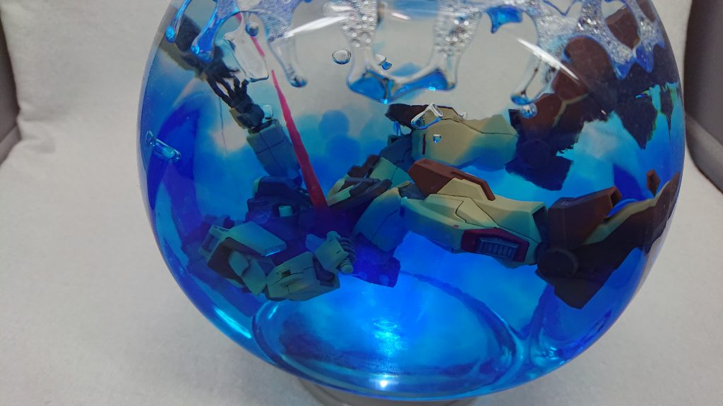 沈めたキットは「ブルーディスティニー1号機」