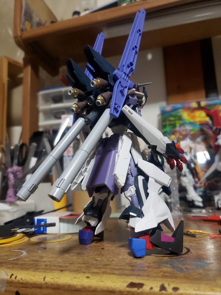 バックパックはこんな感じで。悪魔っぽいイメージが伝われば幸いです😊