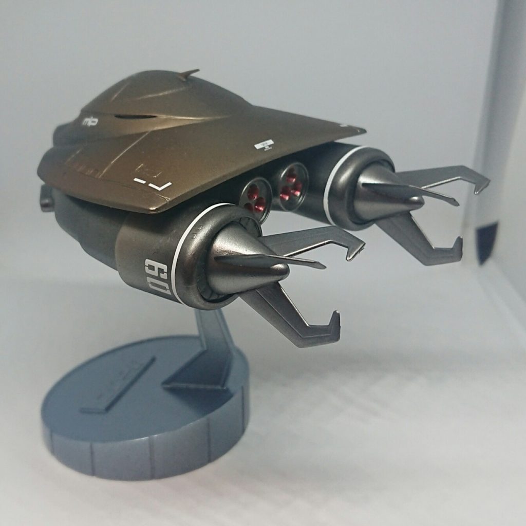 塗装は筆塗りで試したい事があったけど、上手く行かずに結局エアブラシを使ってこんな感じに。色々雑さは否めませんが、バックショットは何気にお気に入り。