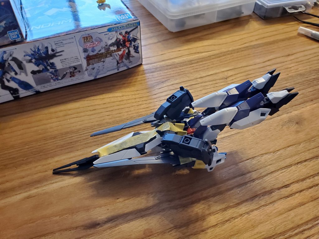 仮組。塗装前。