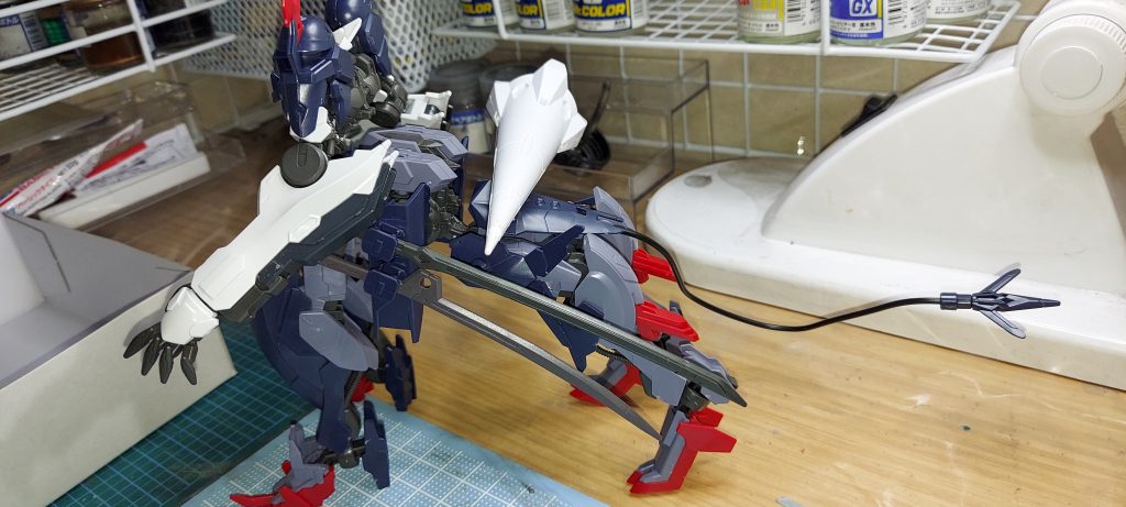 塗装前仮組で大体の形が決まった所