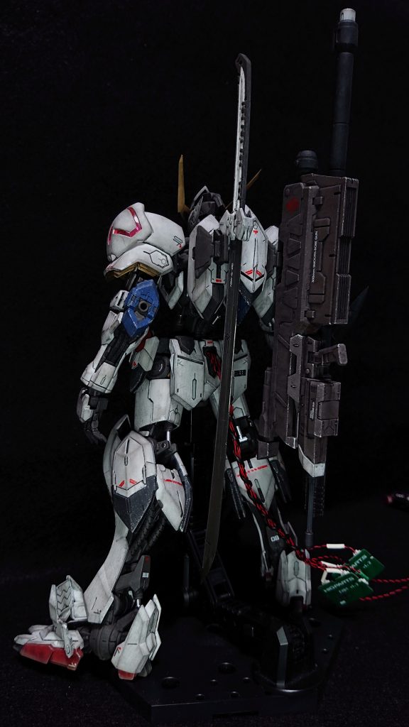 MG 1/100 ガンダムバルバトス(部分塗装、電飾、ウェザリング)–6枚目/制作者:Chohnan