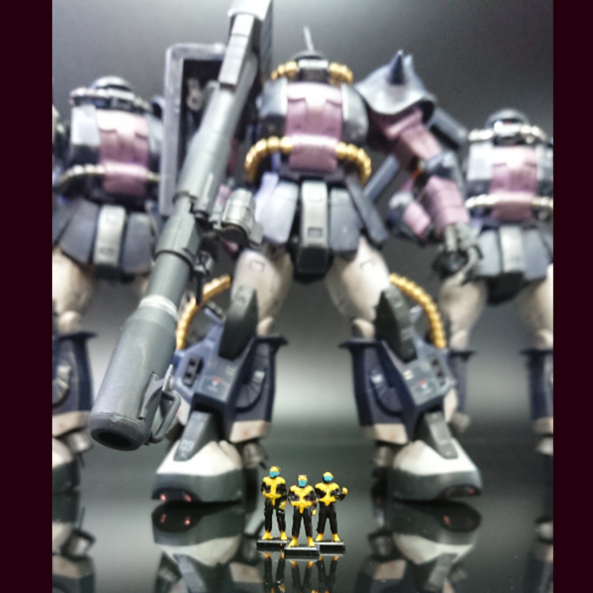 RG 黒い三連星専用ザクⅡ｜beginner_ghinaさんのガンプラ作品｜GUNSTA 