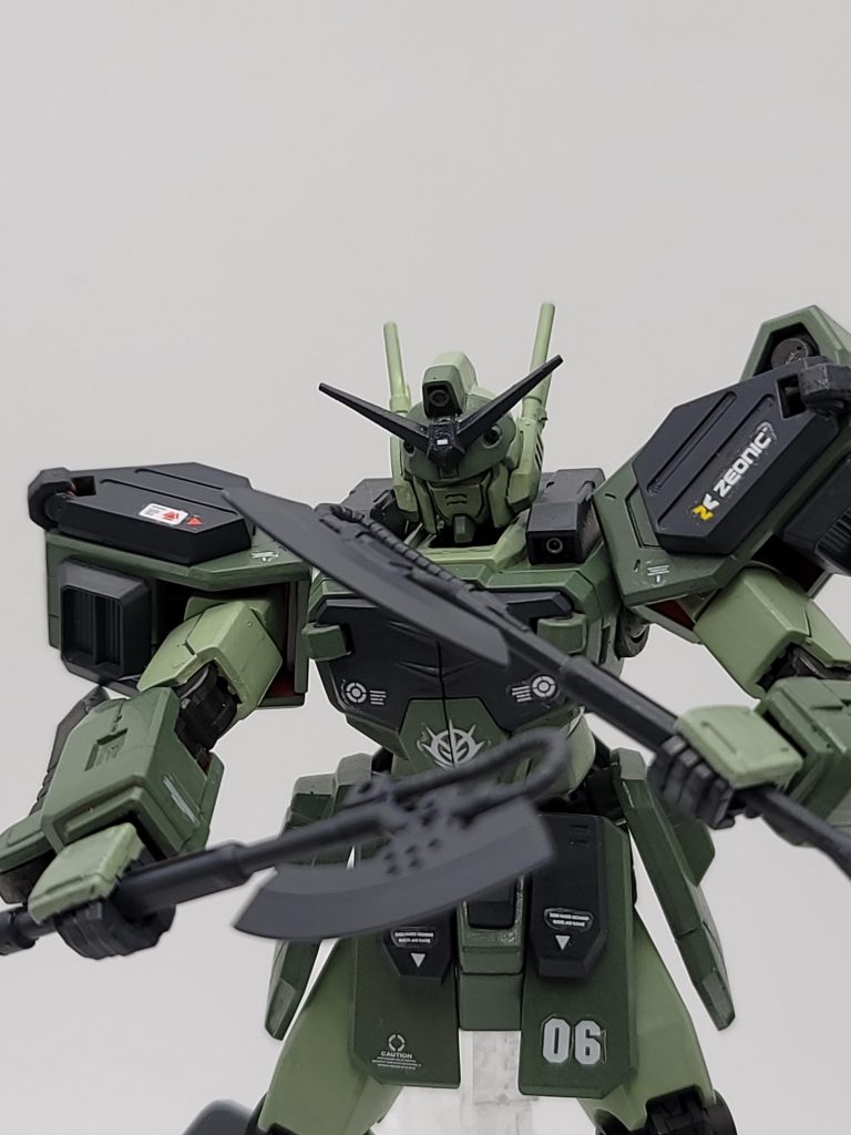 ジオン軍量産型MS ザク重装型(ヘビーアームズ)–4枚目/制作者：ひみつマウンテン