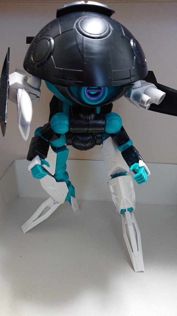 墨入れ前、素組