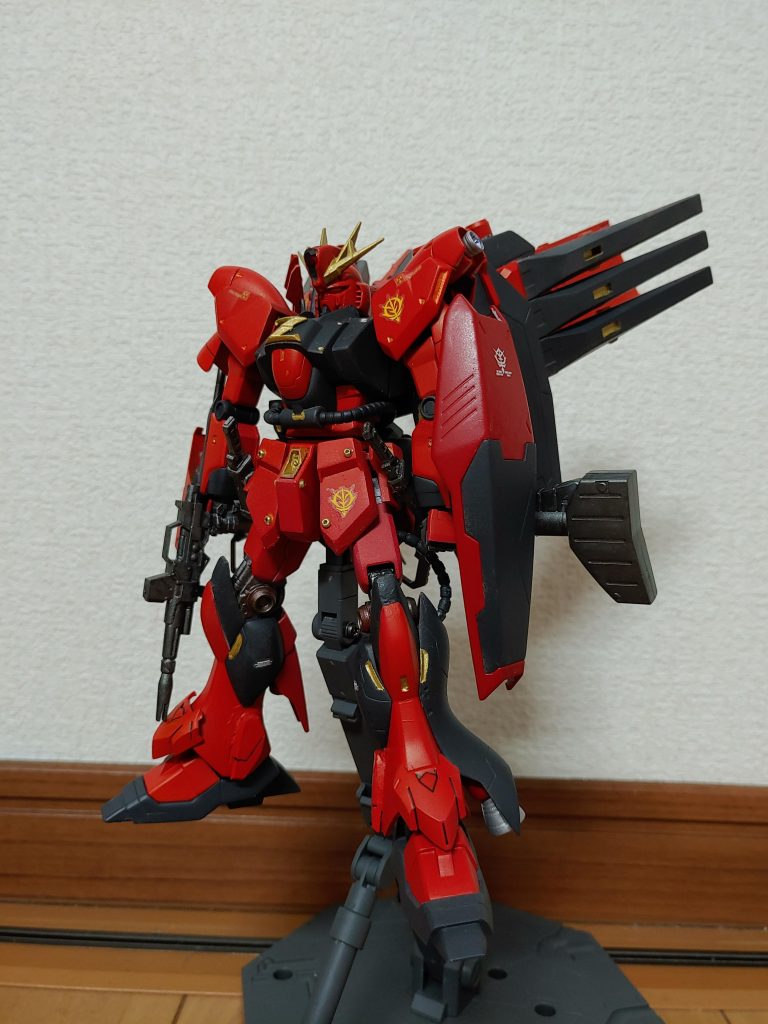 足のパイプを足しています。ジオンと言えばパイプと思いまして。