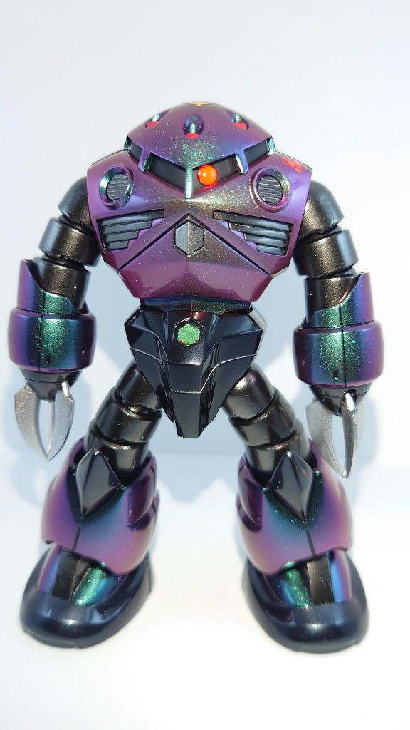 偏光塗装部分は下地にアルティメットブラックを吹いてセリアのミラーパウダーをスーパークリアーⅢに混ぜて吹いてトップコートでスーパークリアーⅢUVカットを吹いています。