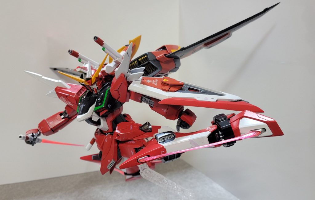 最後にポージングで１枚。このキットは下半身の稼働範囲が大きくていいですね。