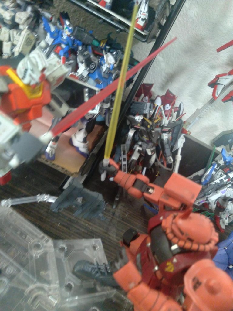 The two titans clash