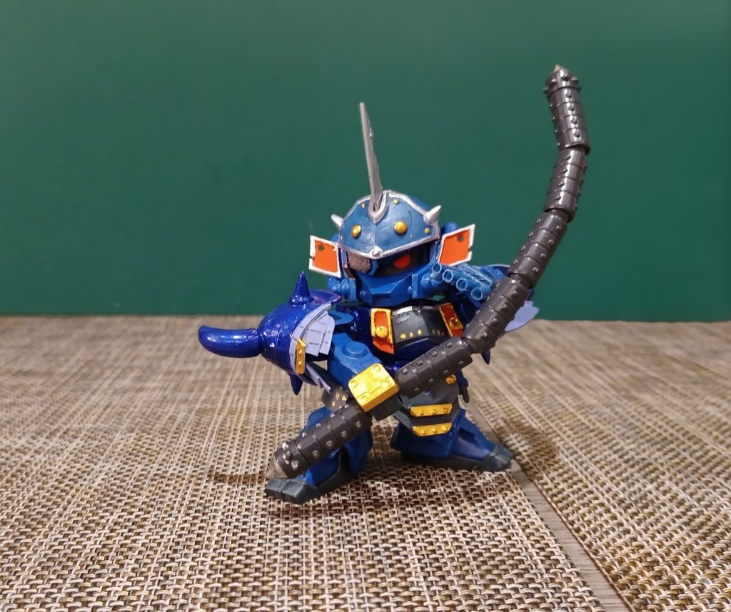 續九……我的百鬼夜行的第9個是水虎古夫(MS-07B)，網絡資訊水虎排行33–5枚目/制作者：@kcwong13002623