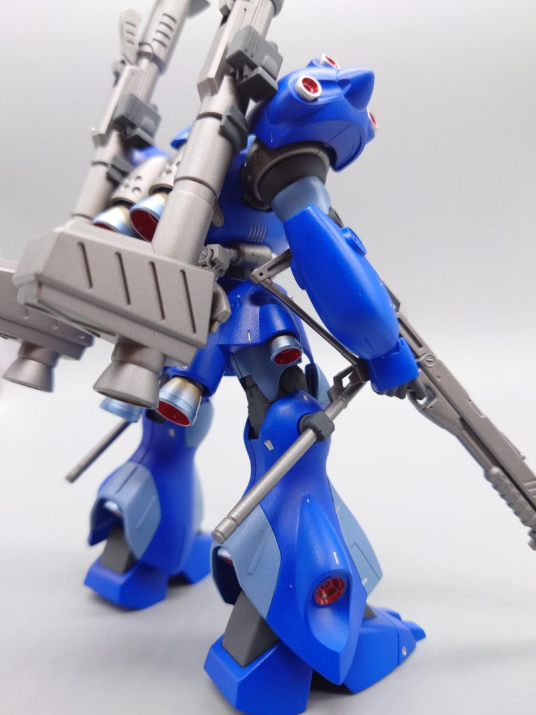 ウェザリングマスターを使ってスラスター焼けをはじめてやってみましたが、塩梅が難しいです。