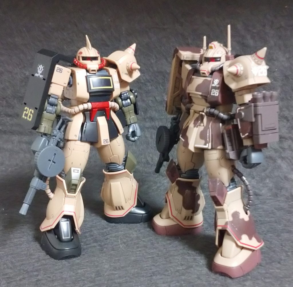 ザク･デザートタイプ(投稿済)とツーショット