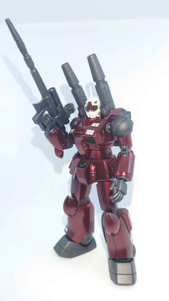 バルカンを削りハイキューパーツのEZガンマズルに置き換えています。