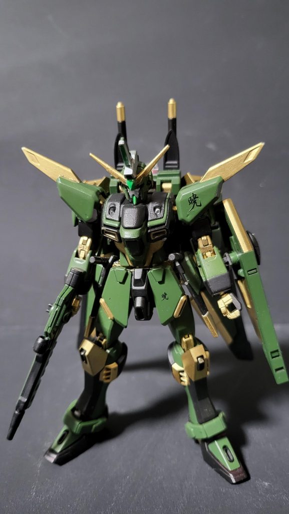 正面から暁の文字はアカツキガンダムからのドライデカール転用してます