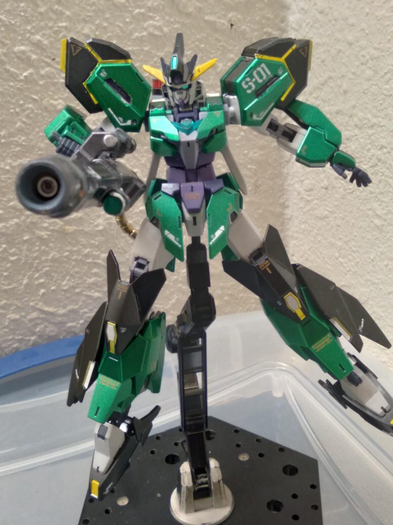 Here it is posed with the mega cannon