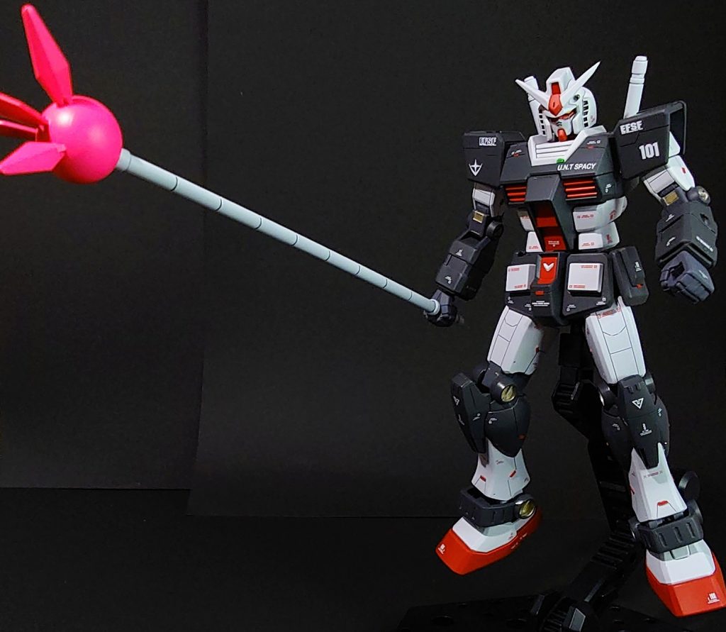 プロトタイプガンダムといえば、このビーム・ジャベリンですね。