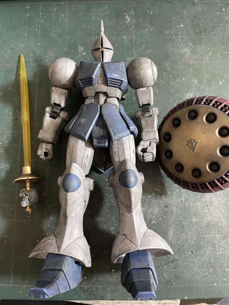 エアブラシでコーティングの為のつや消しを2回吹いて完成しました。